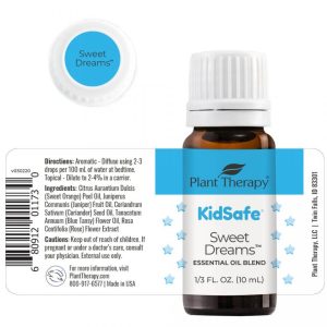 esenciálny olej sladké sny s označením KidSafe